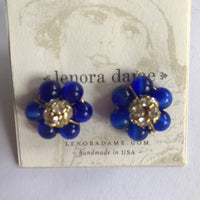 Lenora Dame Blue Girl Next Door Post Earrings