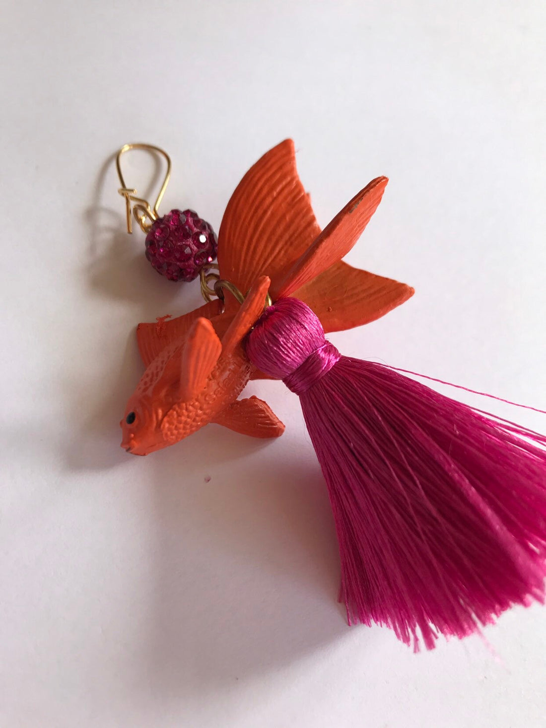 Lenora Dame Koi Tassel Earrings - Two Color Options