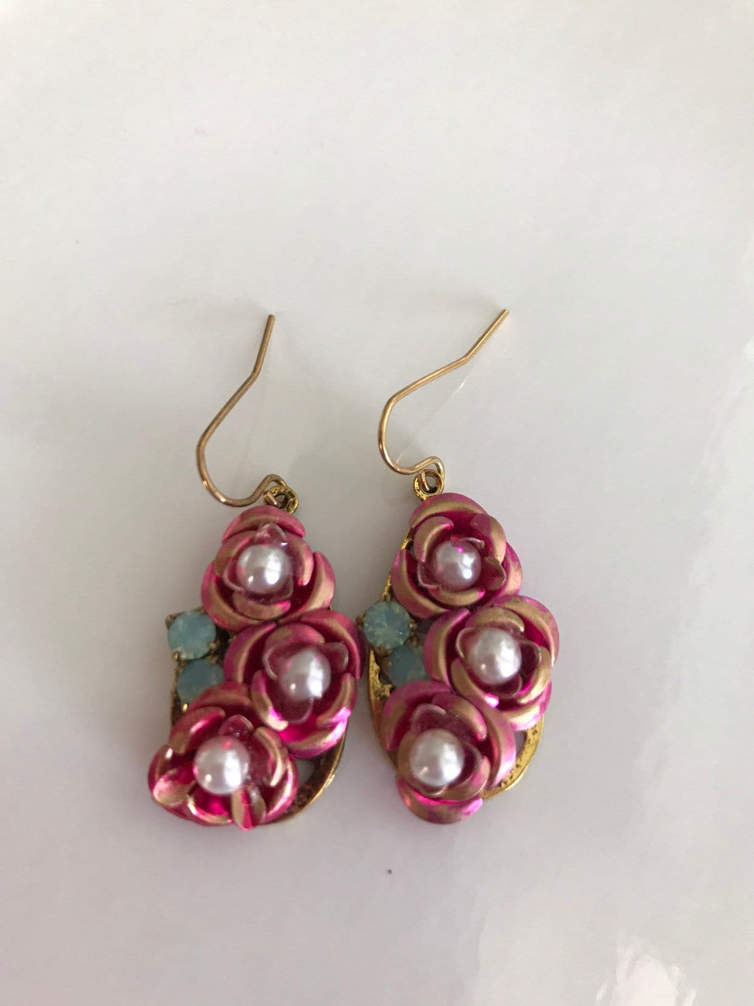 Lenora Dame Sweetest Ever Rose Drop Earrings