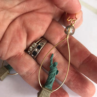 Lenora Dame Lady Liberty Earrings