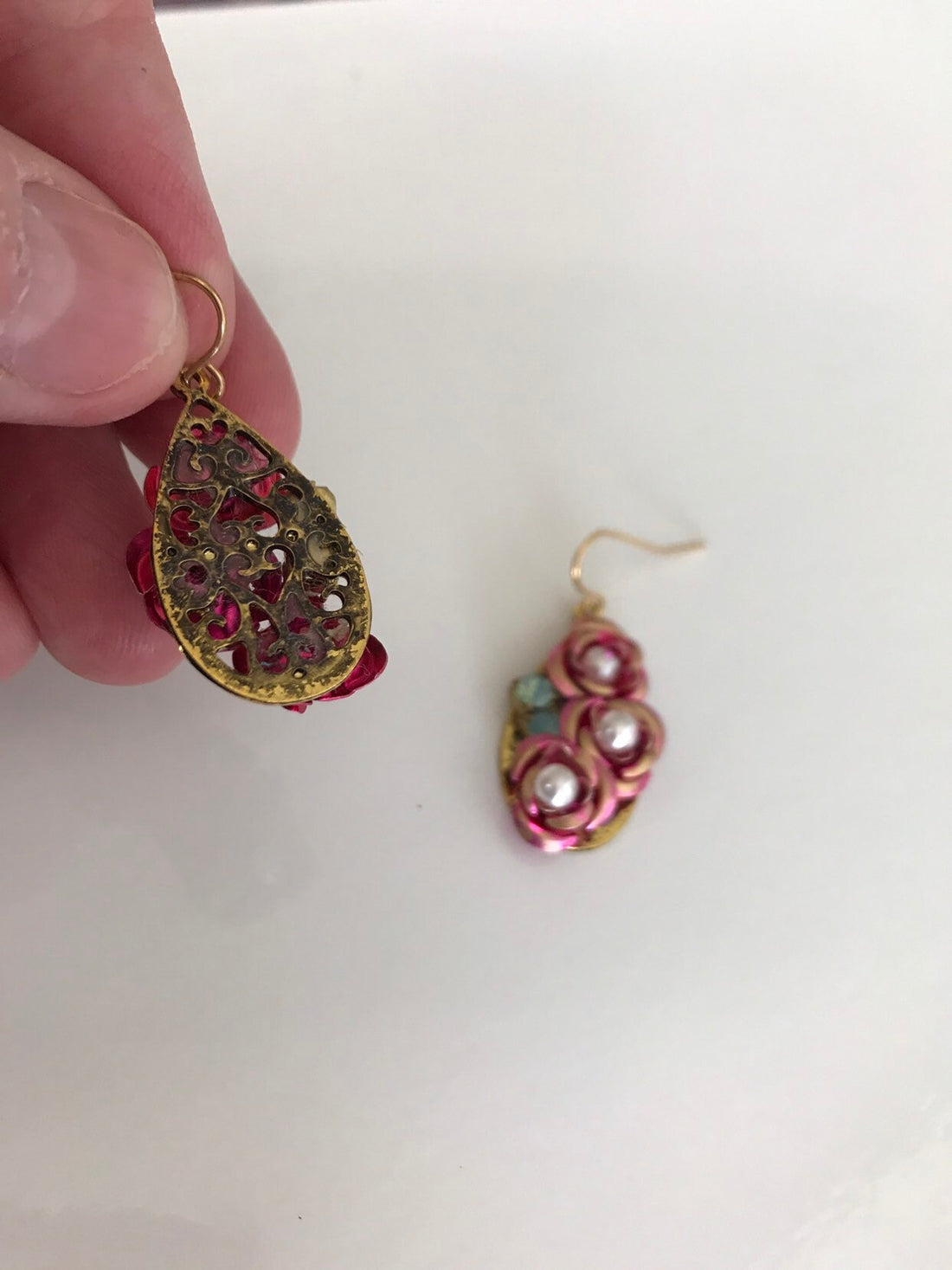 Lenora Dame Sweetest Ever Rose Drop Earrings
