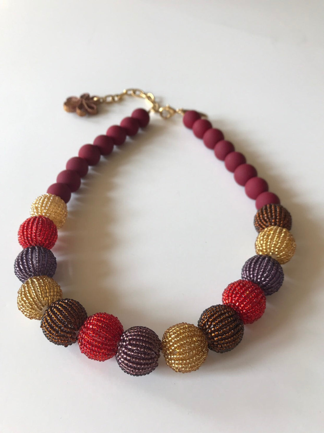 Lenora Dame Autumn Queen Mum Choker Necklace