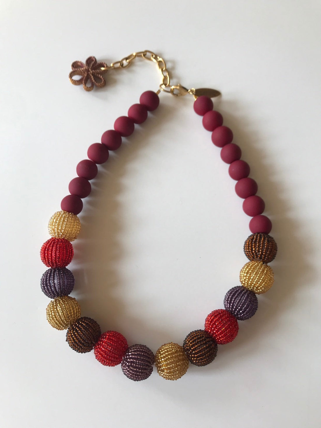 Lenora Dame Autumn Queen Mum Choker Necklace