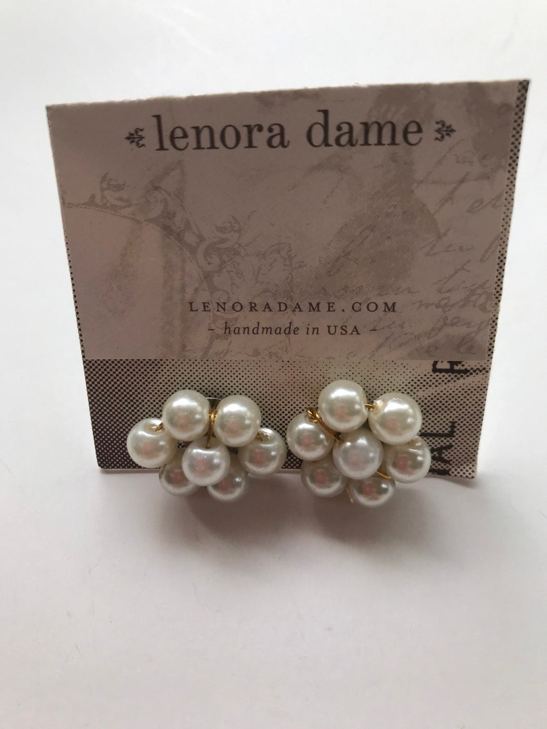 Lenora Dame Girl Next Door Pearl Post Earrings