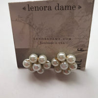 Lenora Dame Girl Next Door Pearl Post Earrings
