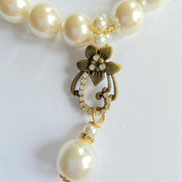 Lenora Dame Princess Pearl Choker Necklace