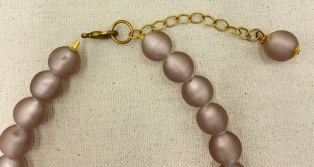 Lenora Dame Easter Egg Silk Corsage Bib Necklace