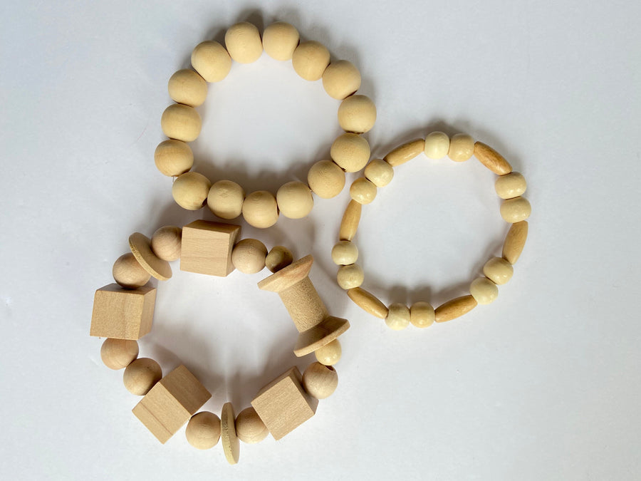 Lenora Dame 3-Piece Mid Century Mod Stretch Bracelet Set