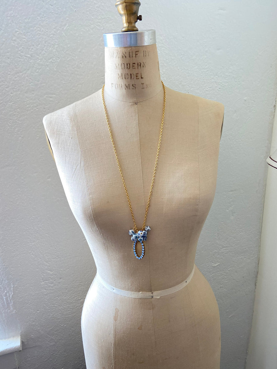 Lenora Dame Birds' Egg Pendant Necklace