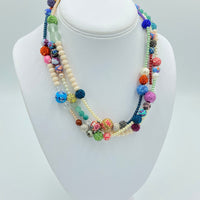 Lenora Dame Daisy Chain 3-Strand Necklace