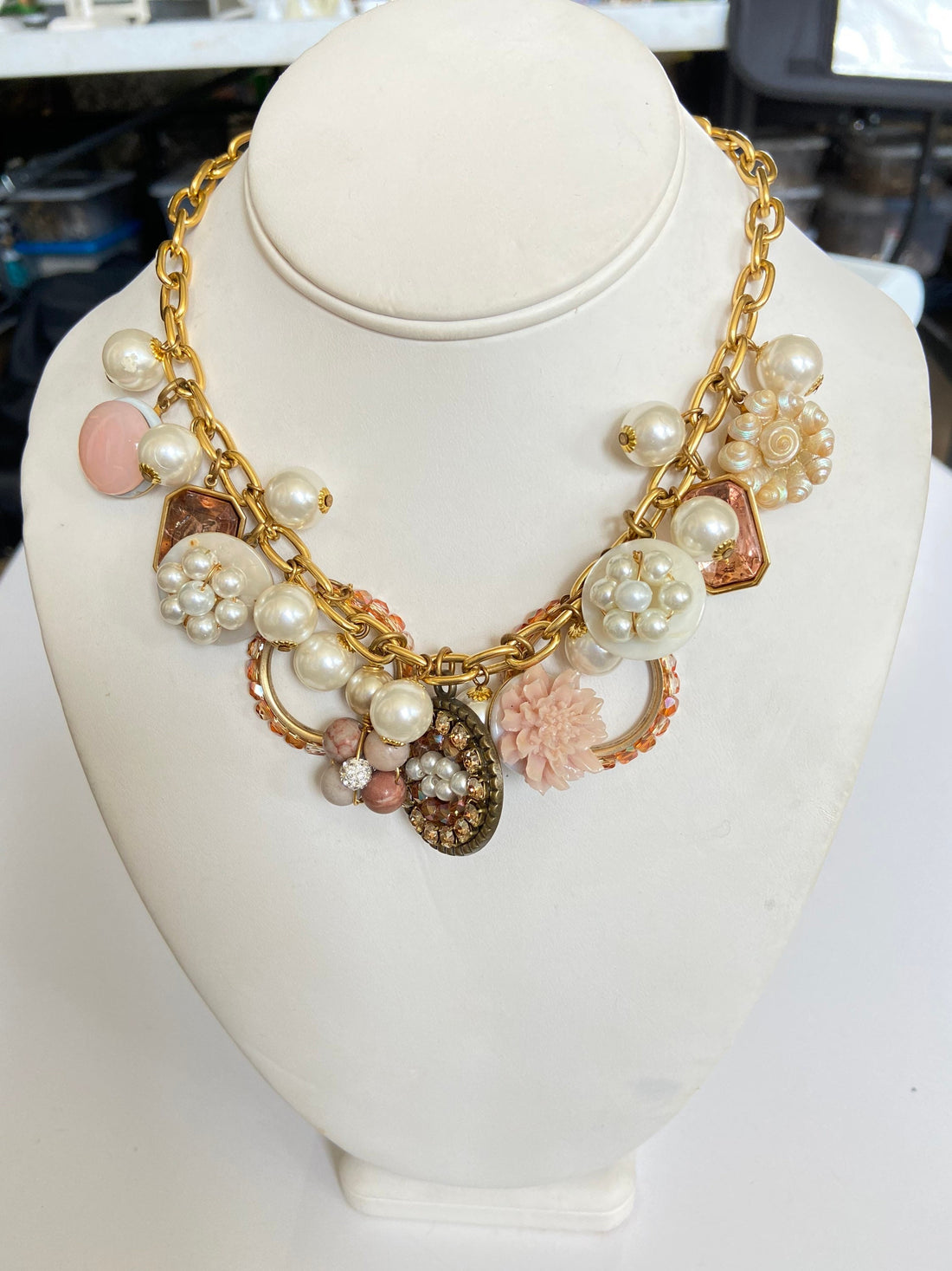 Lenora Dame Tulip Charm Necklace
