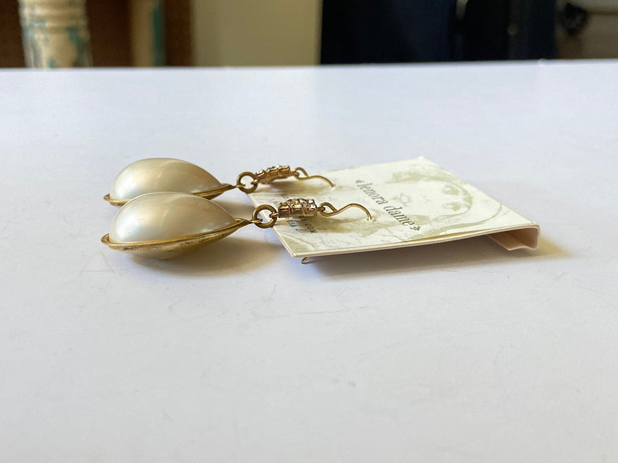 Lenora Dame Sweetheart Teardrop Pearl Earrings