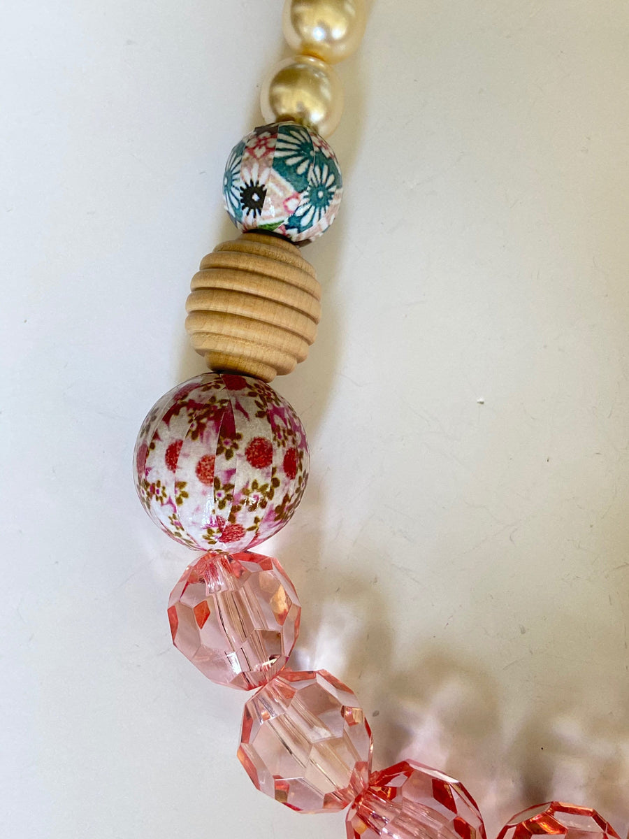 Lenora Dame Queen Mum Cotton Candy Choker Necklace