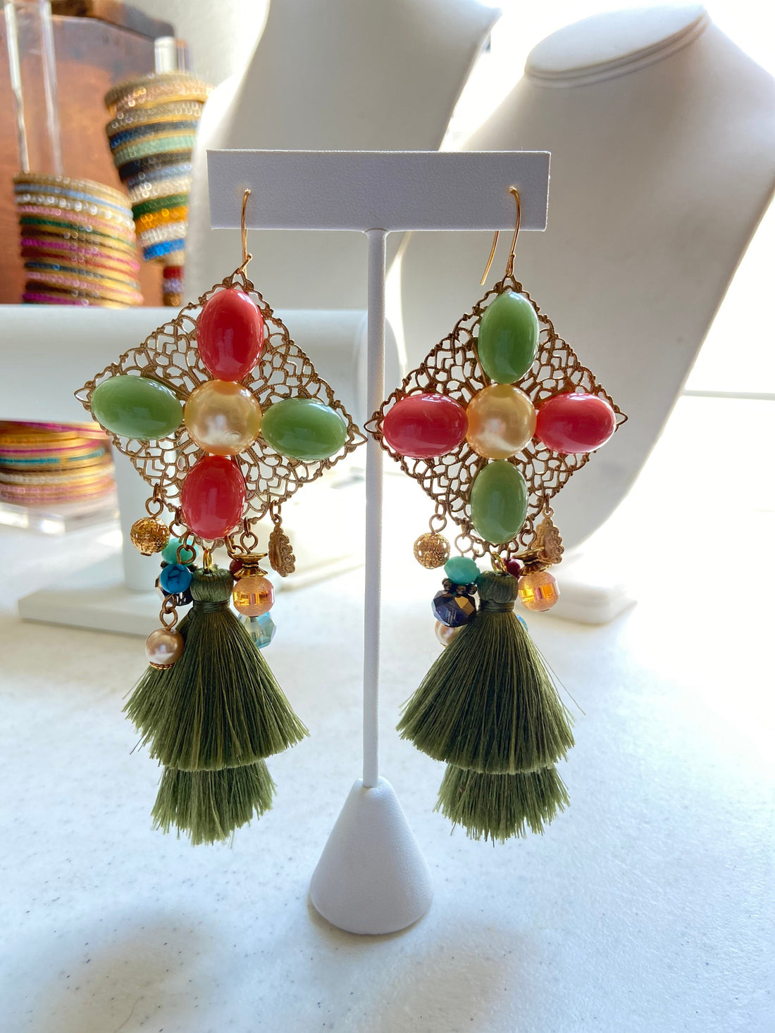 Lenora Dame Gemstone Earrings