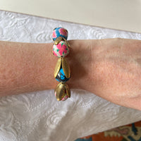 Lenora Dame Flowered Clay Bracelet