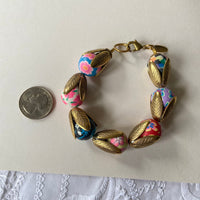 Lenora Dame Flowered Clay Bracelet