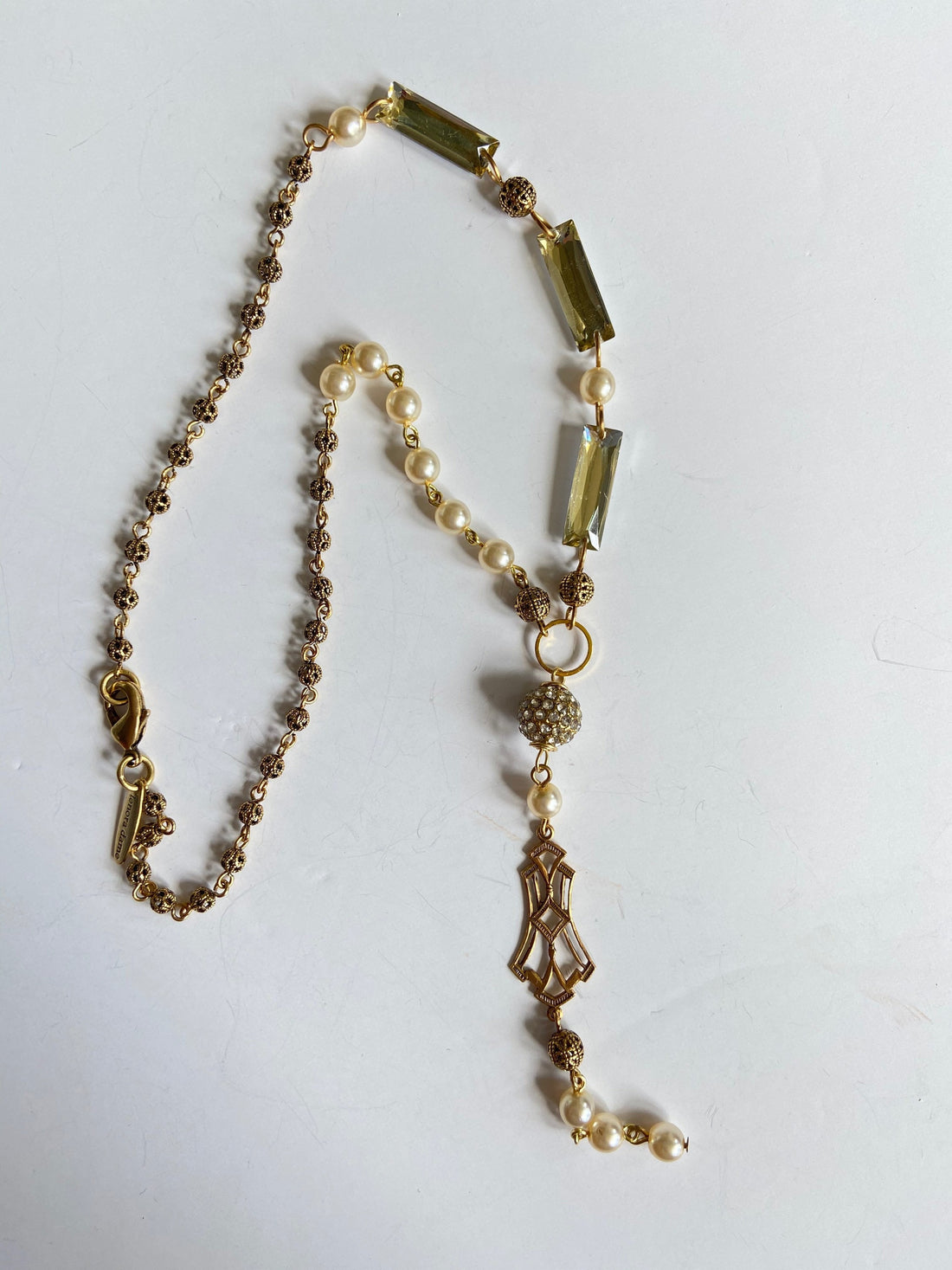 Lenora Dame Pleasantly Layered Lariat Necklace