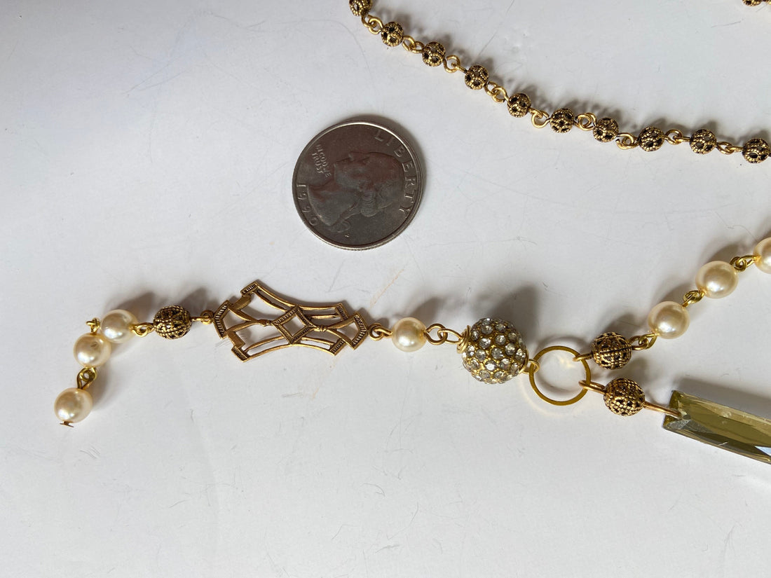 Lenora Dame Pleasantly Layered Lariat Necklace