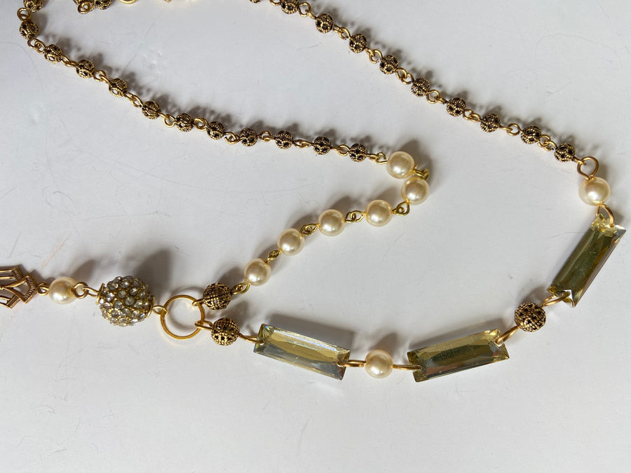 Lenora Dame Pleasantly Layered Lariat Necklace
