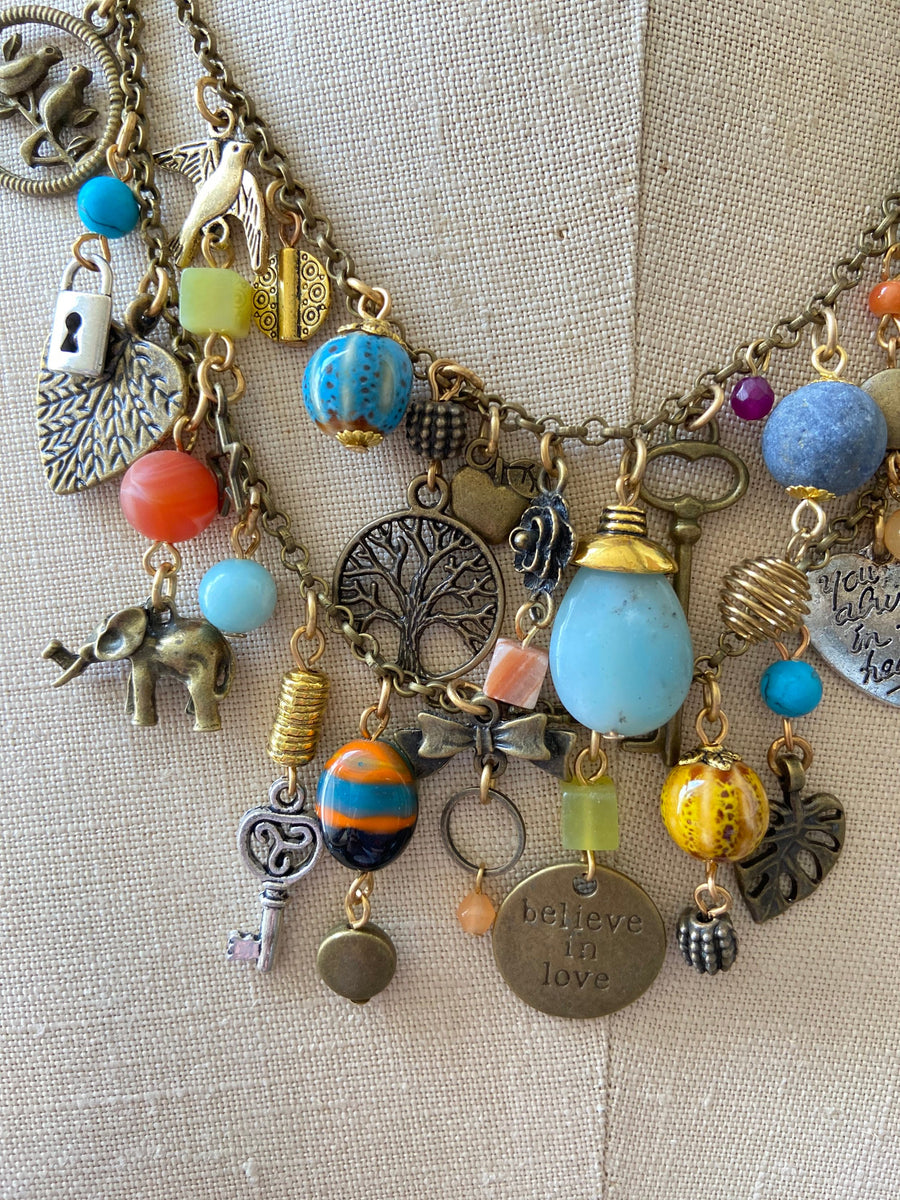 Lenora Dame Summer Camp Charm Necklace