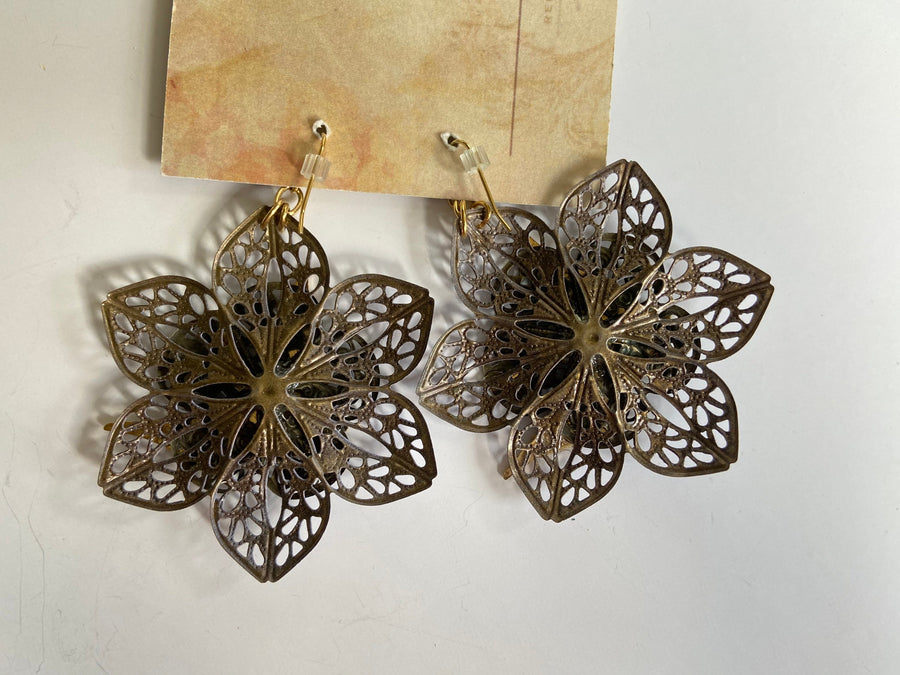 Lenora Dame Swoop Statement Earrings