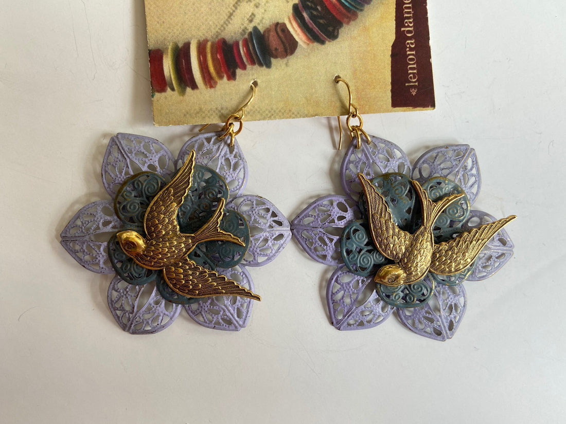 Lenora Dame Swoop Statement Earrings