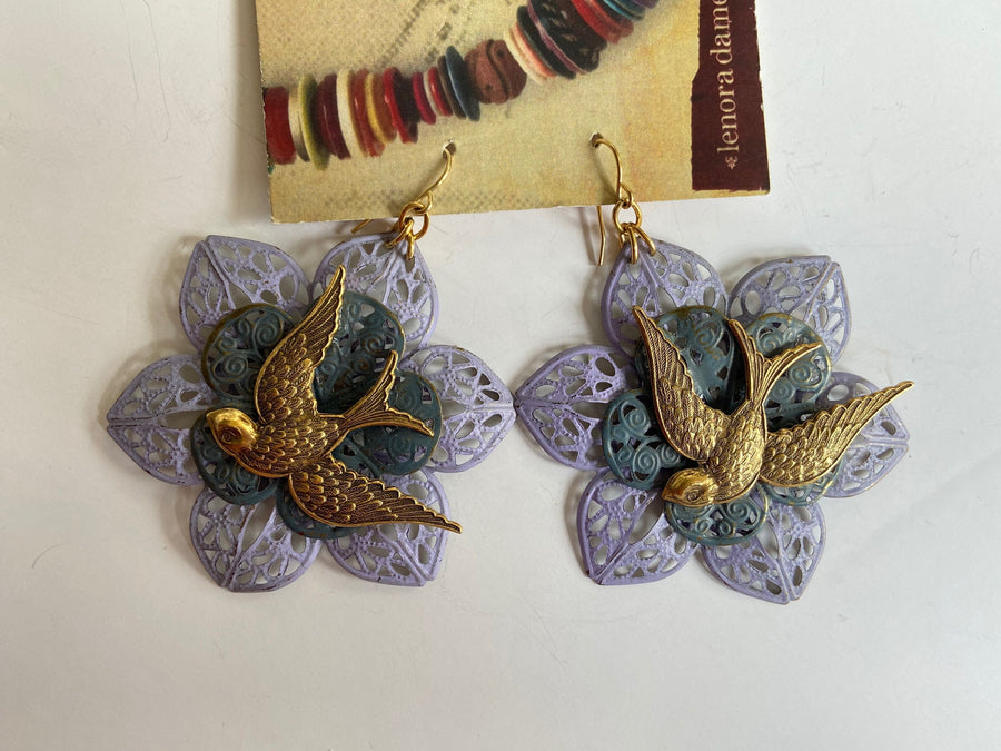Lenora Dame Swoop Statement Earrings
