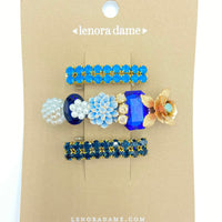 Lenora Dame Varsity Blues Hair Set