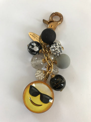 Lenora Dame Risky Business Emoji Bag Charm - Keychain Charm