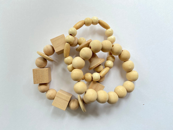 Lenora Dame 3-Piece Mid Century Mod Stretch Bracelet Set
