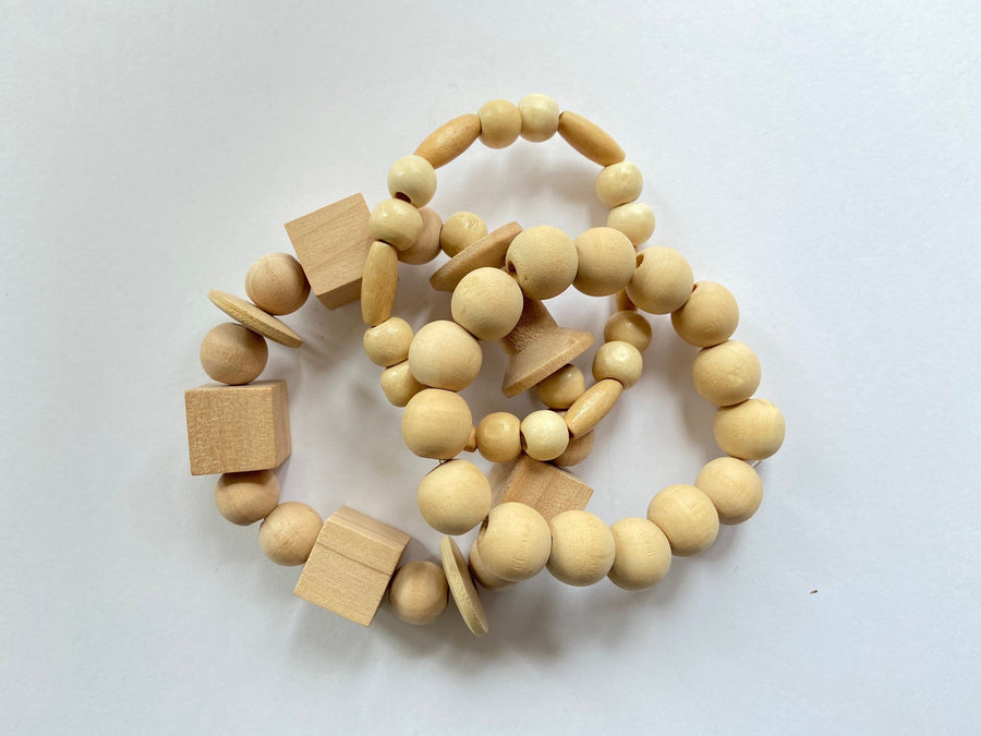 Lenora Dame 3-Piece Mid Century Mod Stretch Bracelet Set