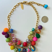 Lenora Dame Rainbow Charm Necklace