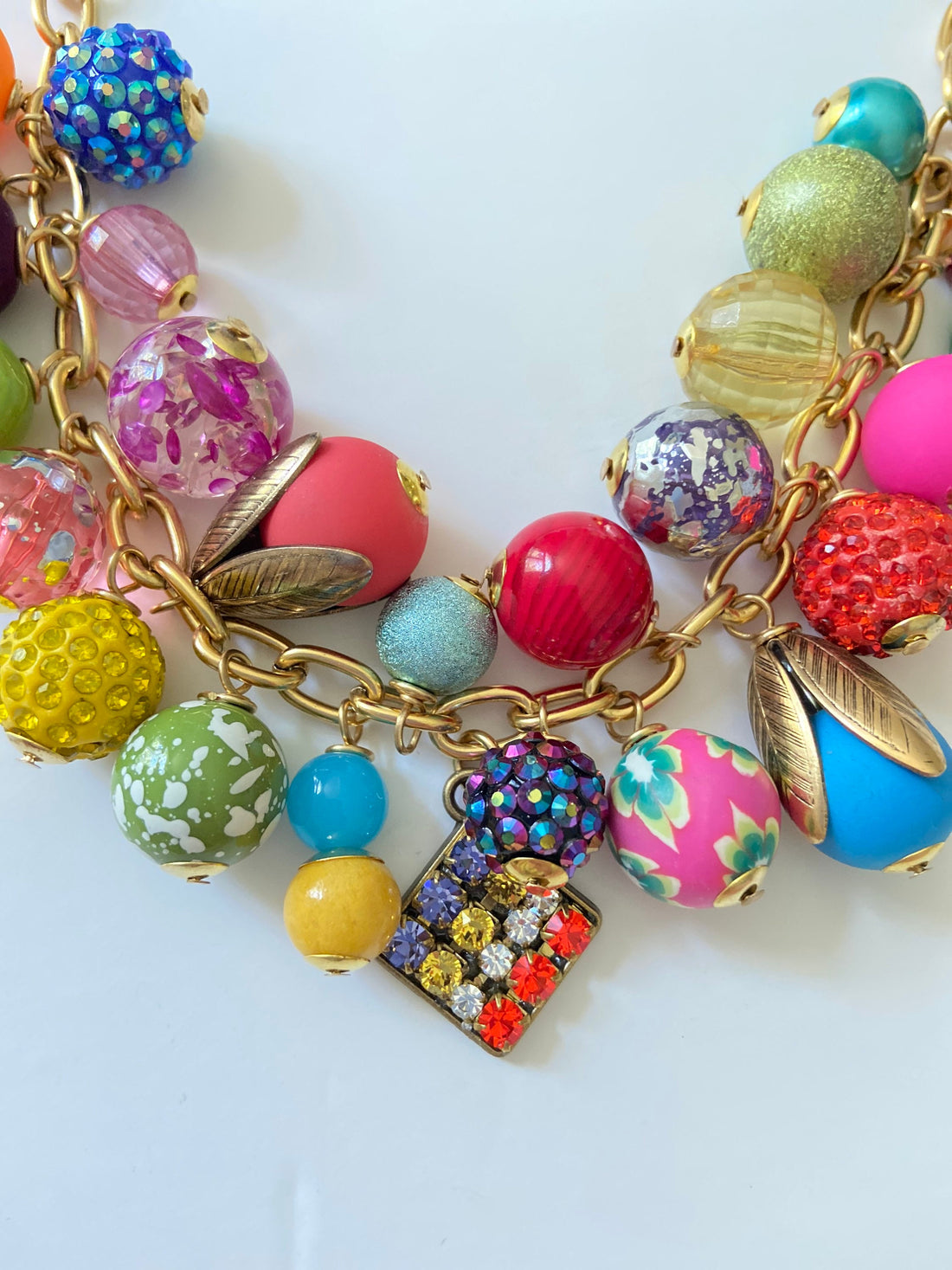 Lenora Dame Rainbow Charm Necklace