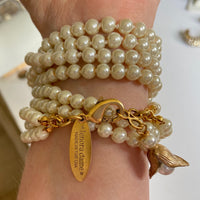 Lenora Dame Pearl Audrey Wrap Bracelet