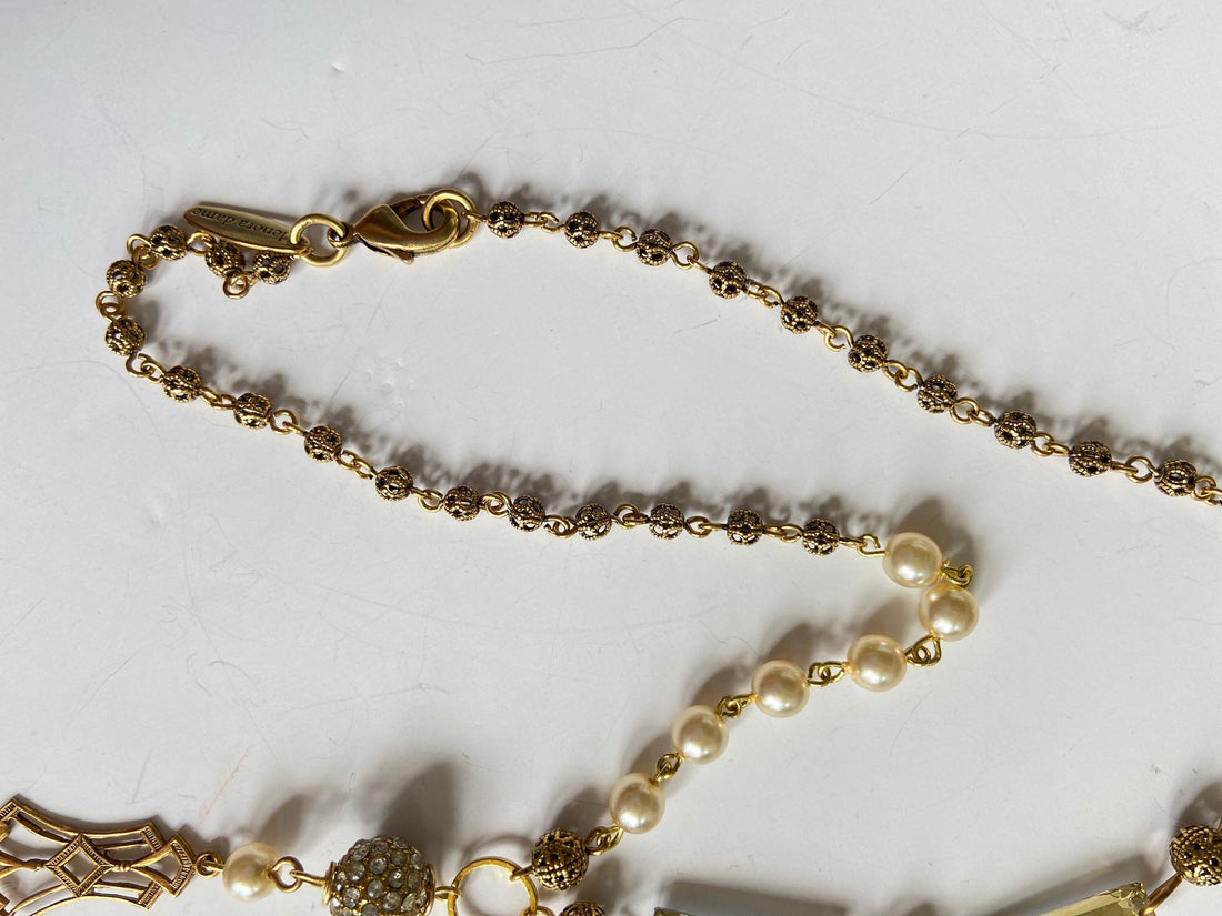 Lenora Dame Pleasantly Layered Lariat Necklace