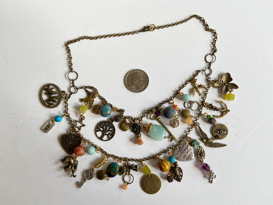 Lenora Dame Summer Camp Charm Necklace