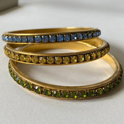 Lenora Dame 3-Piece Skinny Swarovski Bangle Bracelet Set