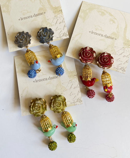 Lenora Dame Free Bird Earrings - 3 Color Options