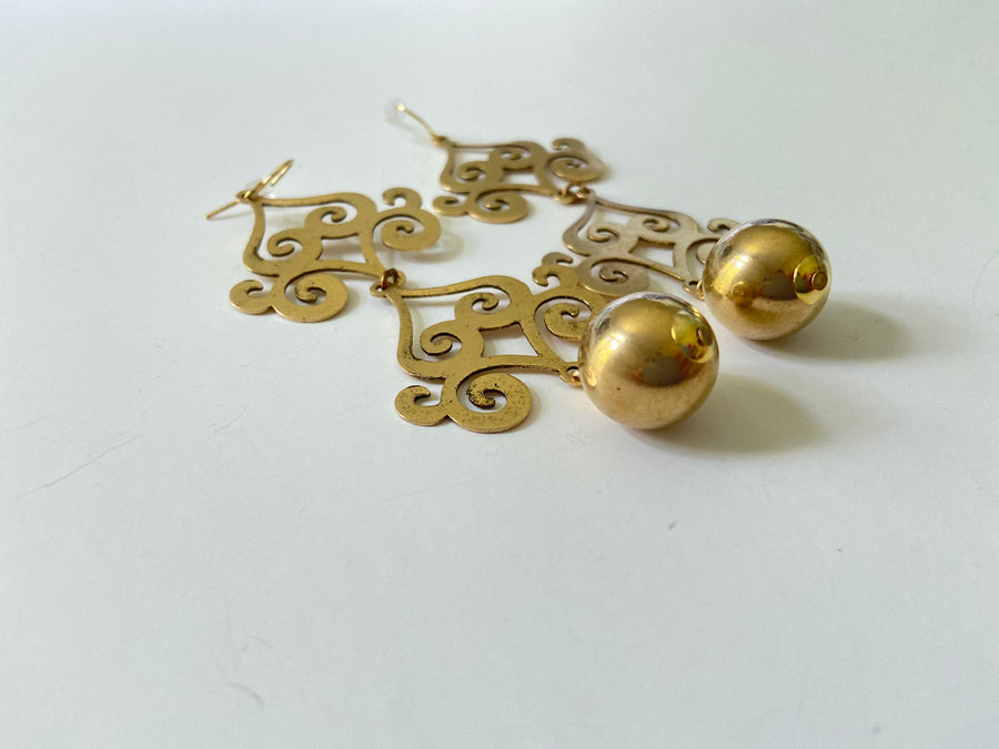 Lenora Dame Snake Charmer Statement Earrings