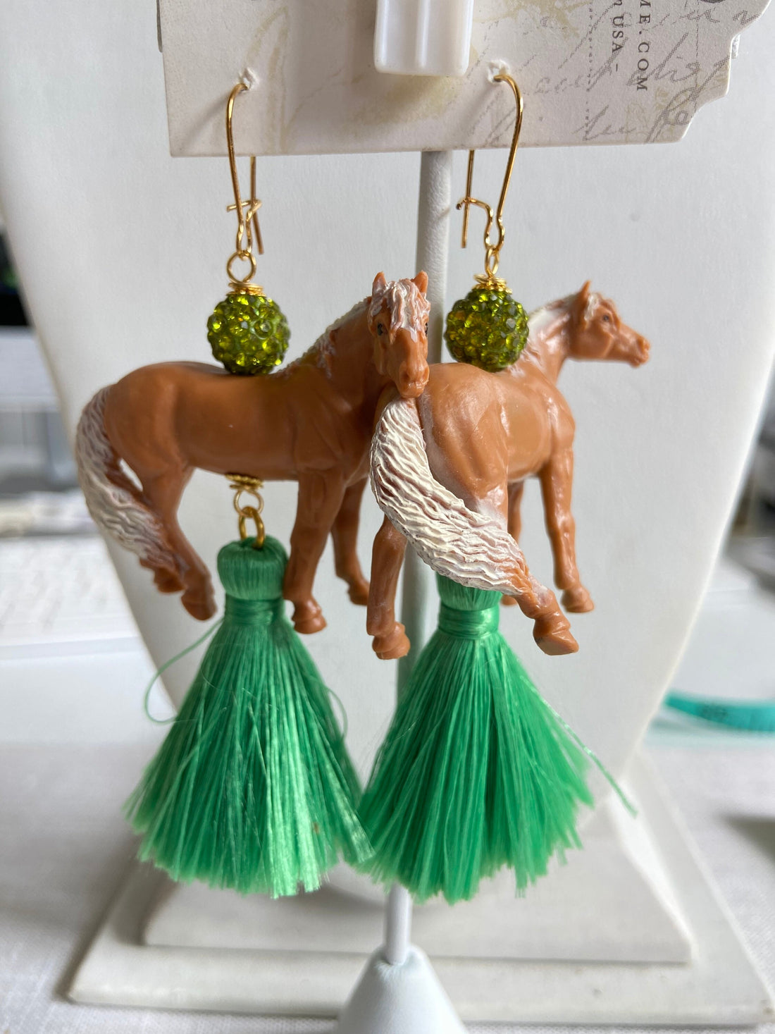 Lenora Dame Horse Tassel Earrings