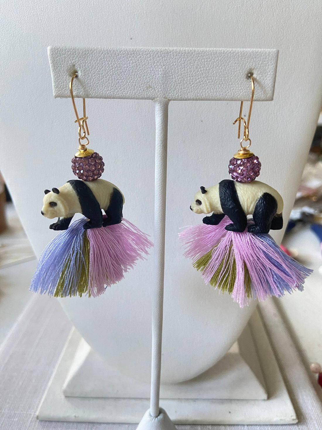 Lenora Dame Teenso Panda Earrings