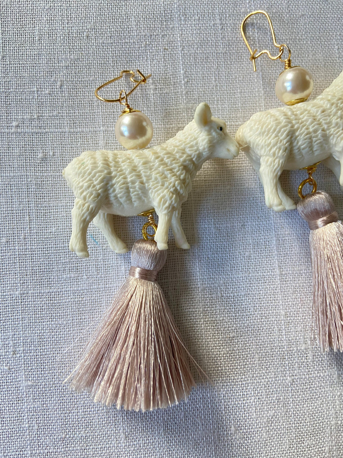 Lenora Dame Sheep Earrings