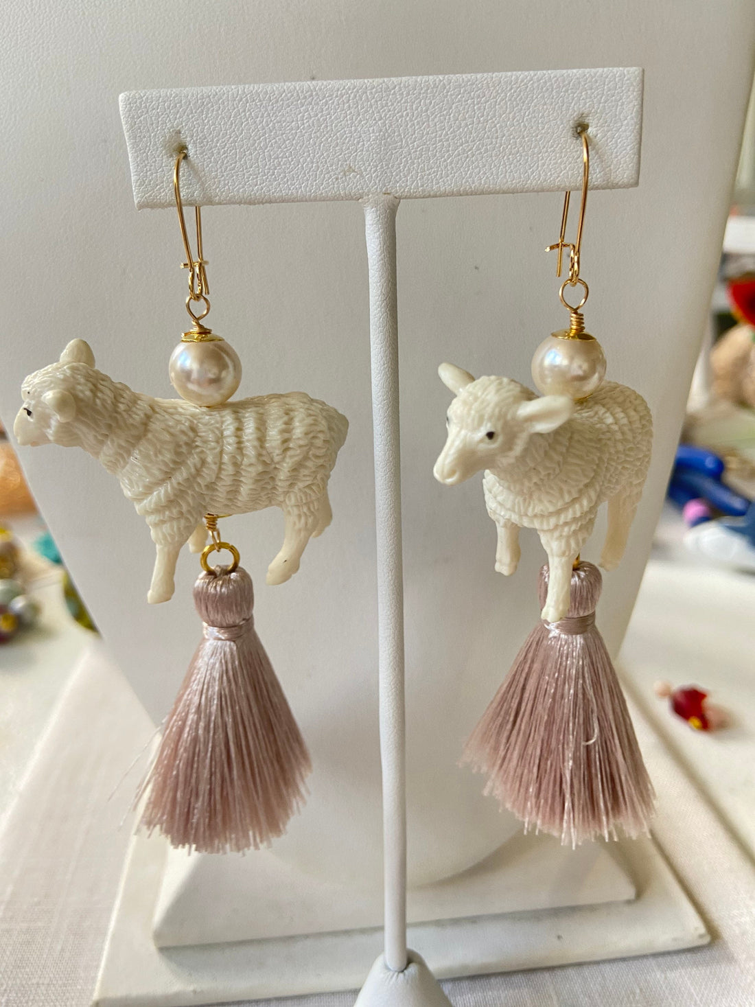Lenora Dame Sheep Earrings