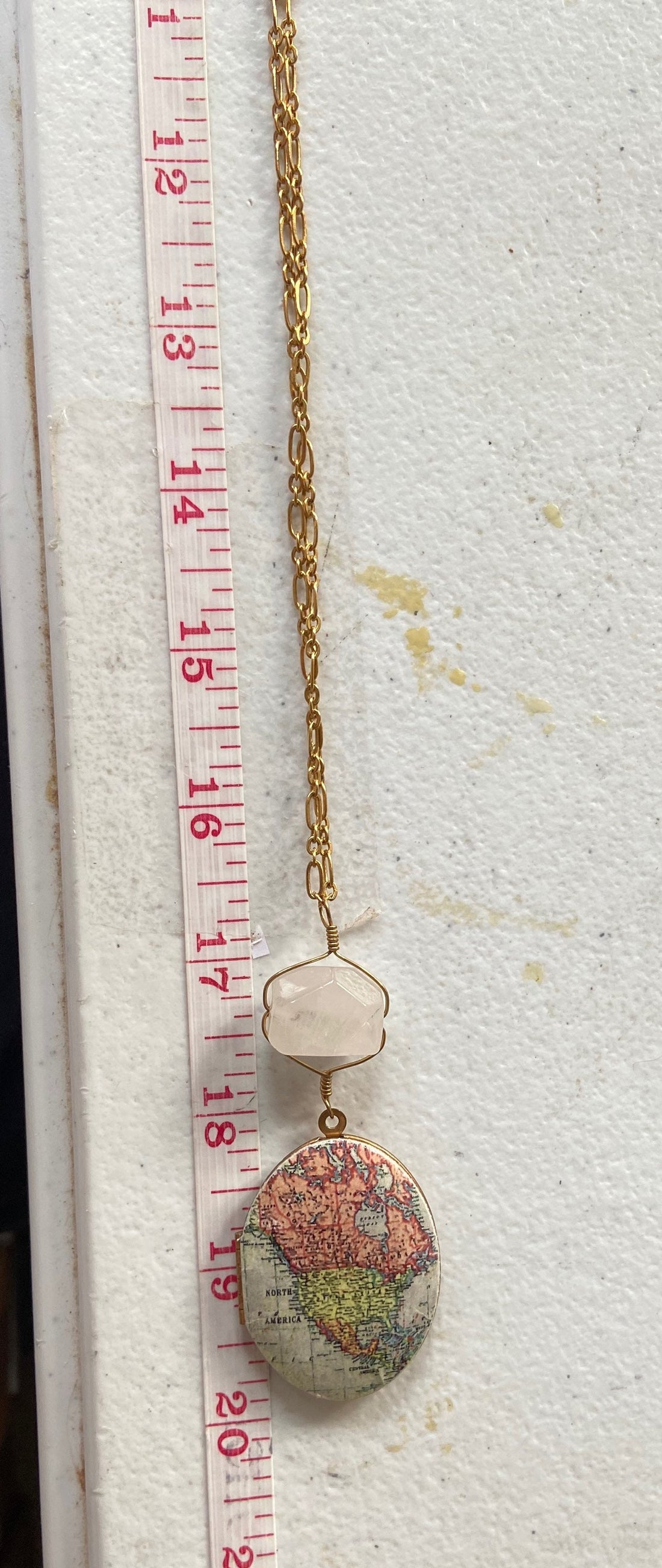 Lenora Dame Wanderlust Photo Locket Necklace