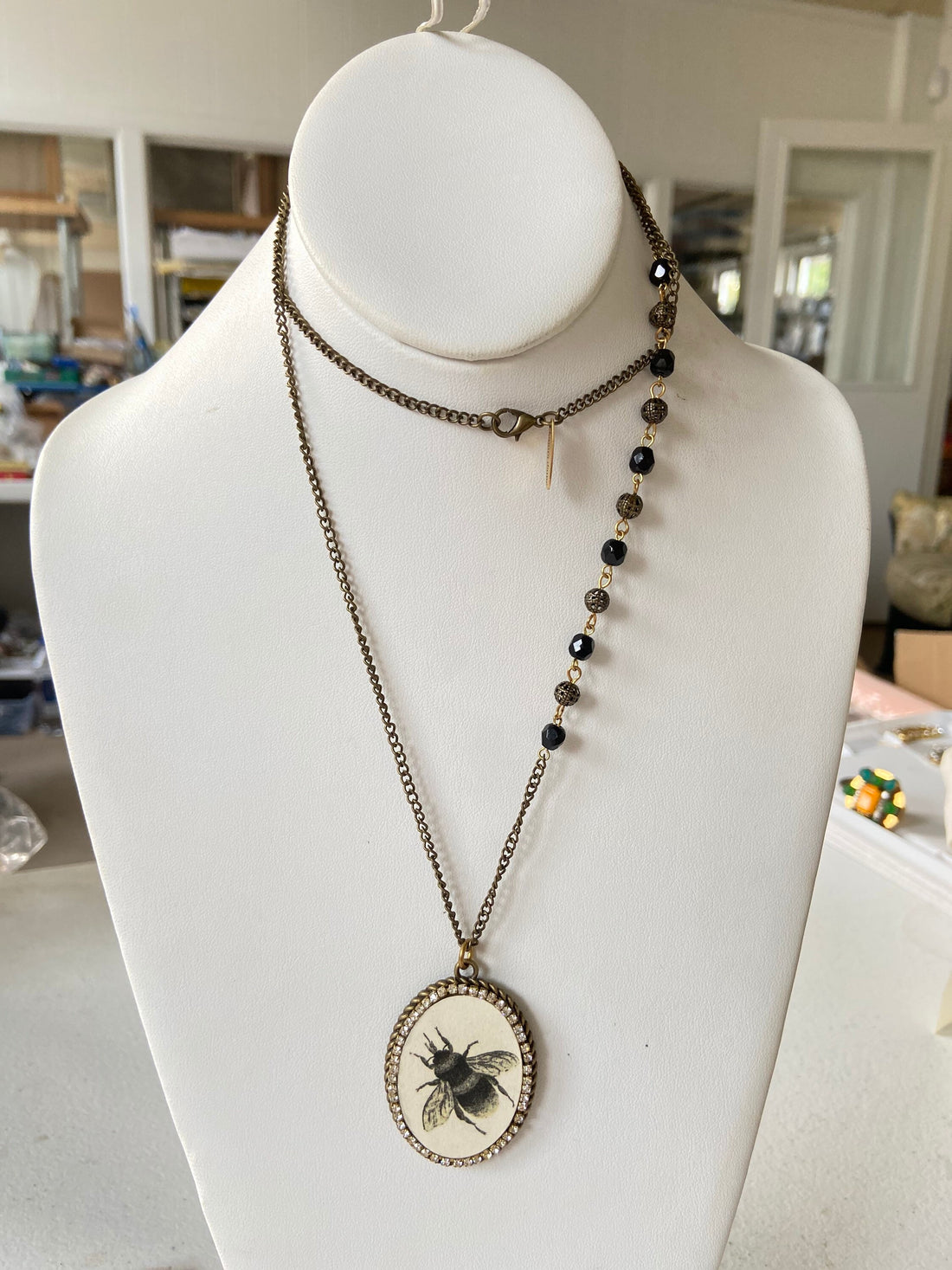 Lenora Dame Bee Mine Pendant Necklace
