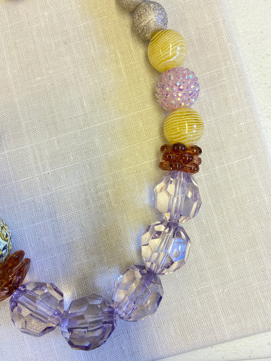 Lenora Dame Queen Mum Percy The Cat Beaded Necklace