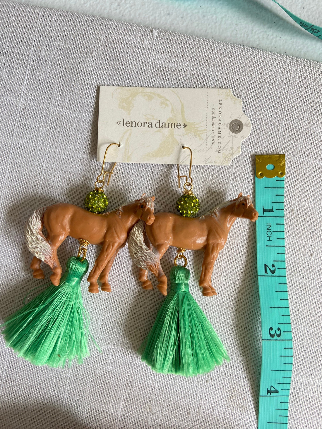 Lenora Dame Horse Tassel Earrings