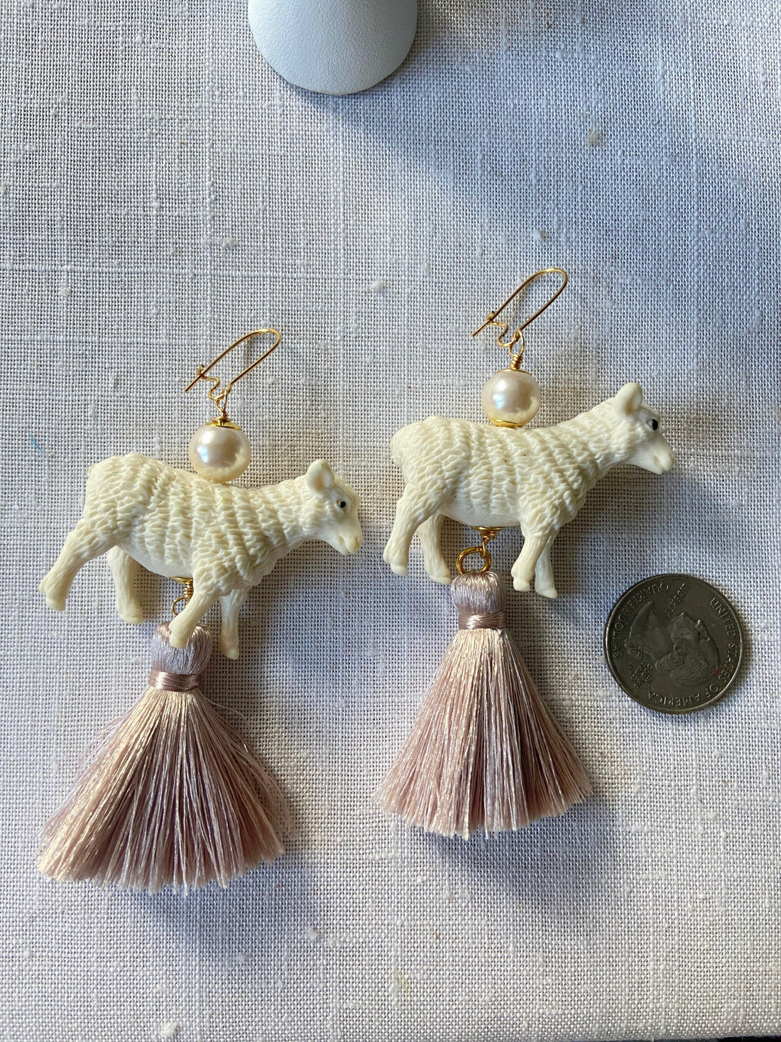 Lenora Dame Sheep Earrings