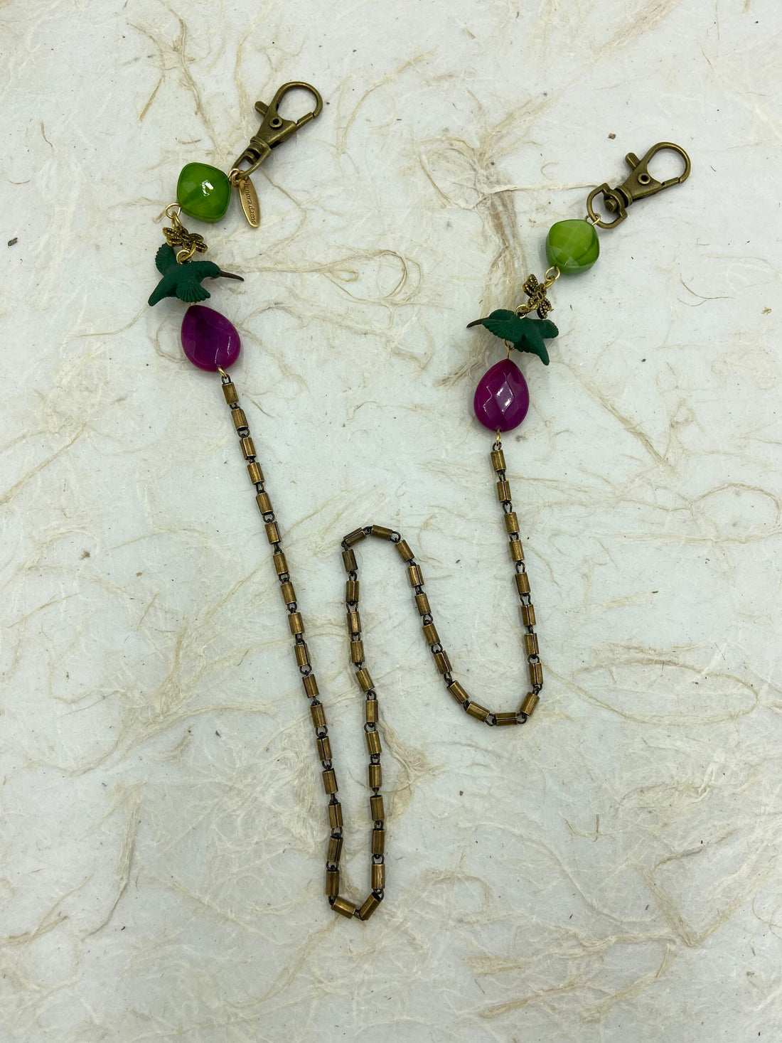 Lenora Dame Hummingbird Mask Chain