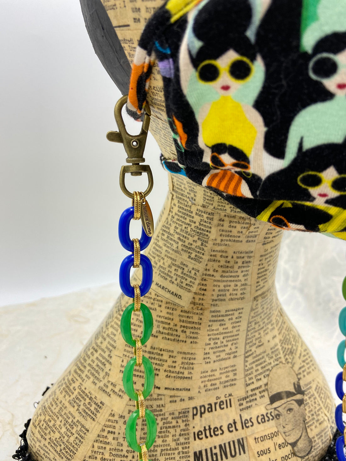 Lenora Dame Clover Mask Chain